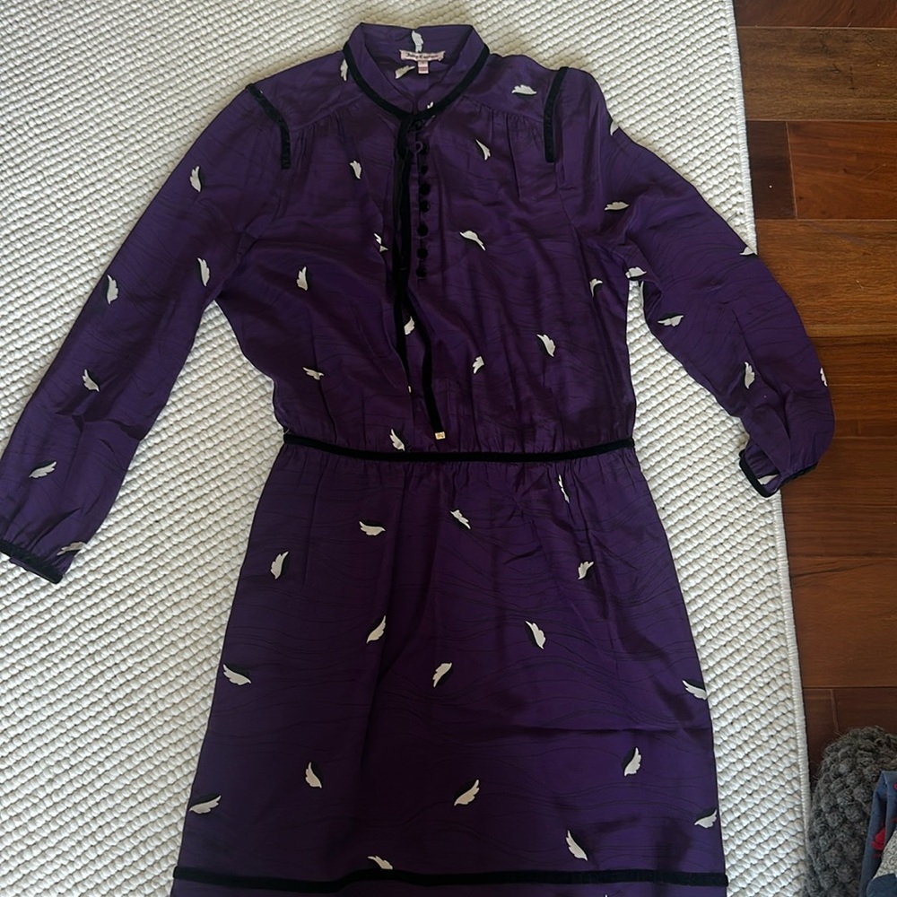 Juicy Couture Size 8 Purple Dress